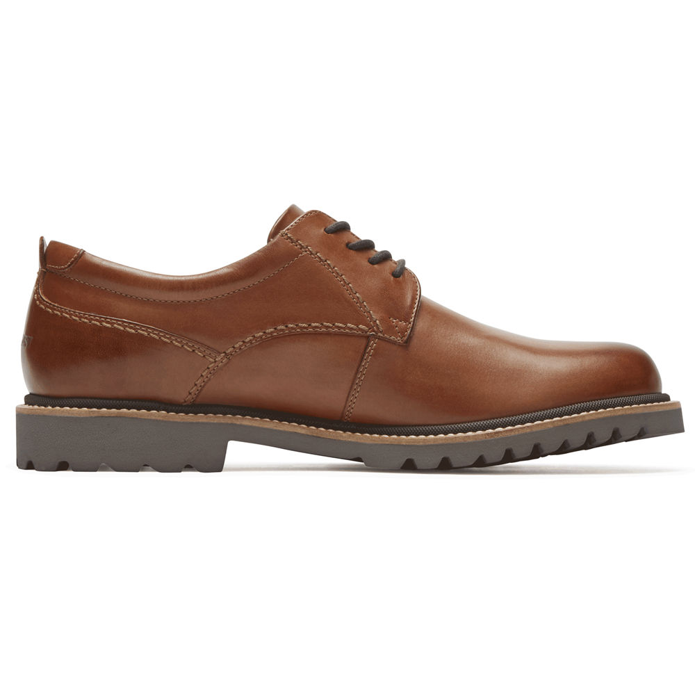 Rockport Oxfords For Mens Brown - Marshall Plain Toe - PG2835796